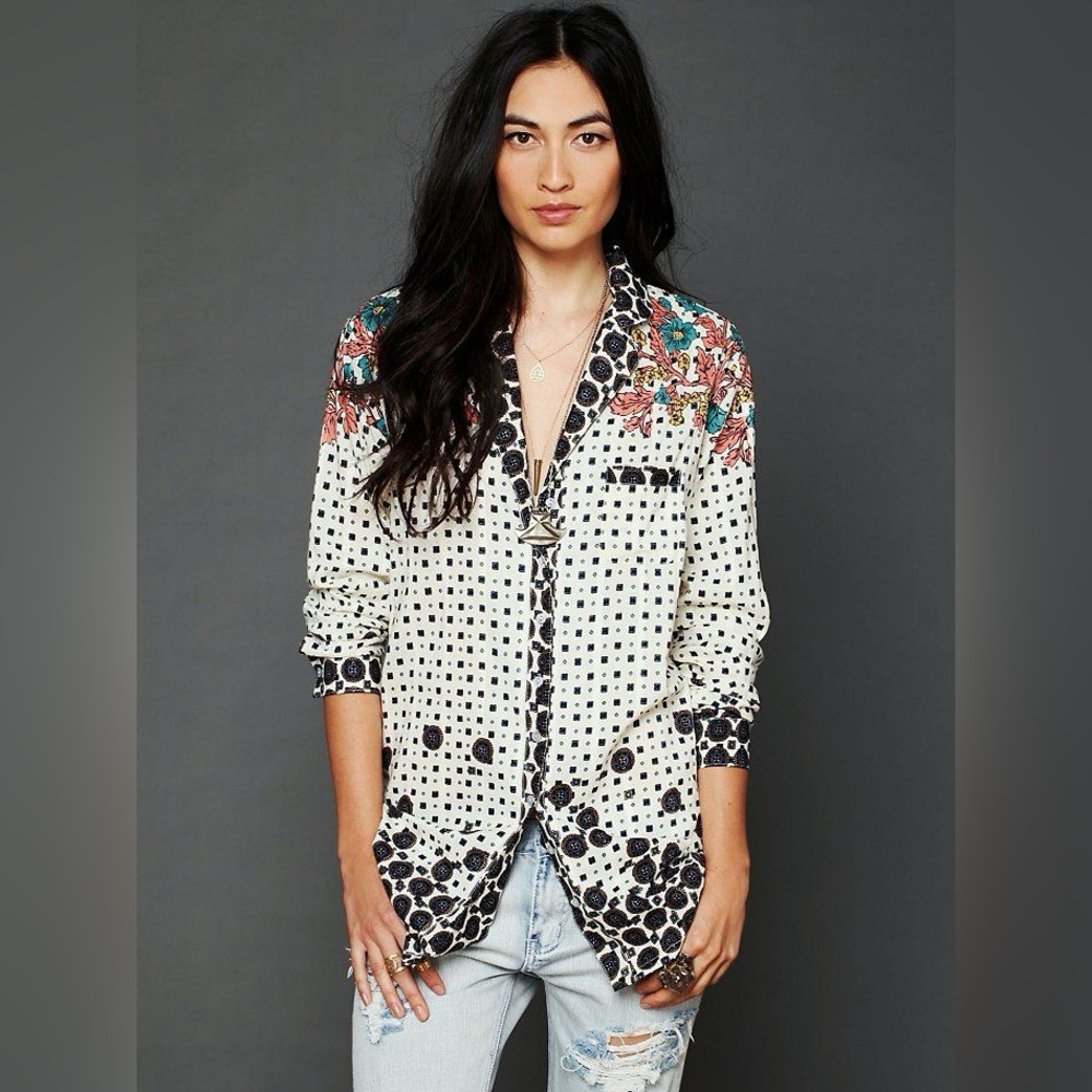Free People Button-up - Picture 2 of 9